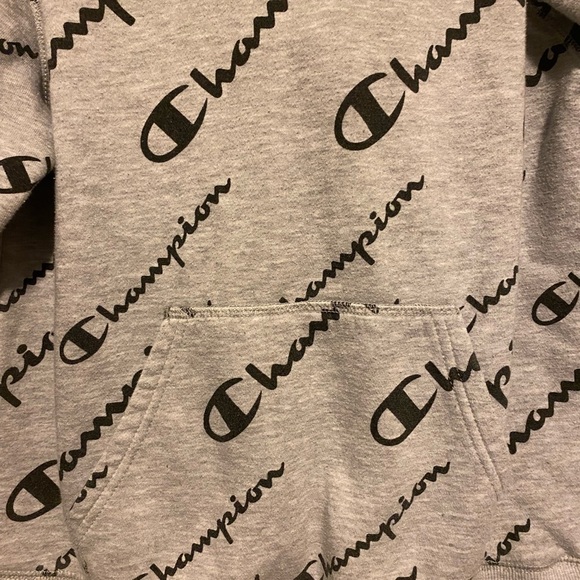 Champion Youth size large grey hoodie - Picture 5 of 6